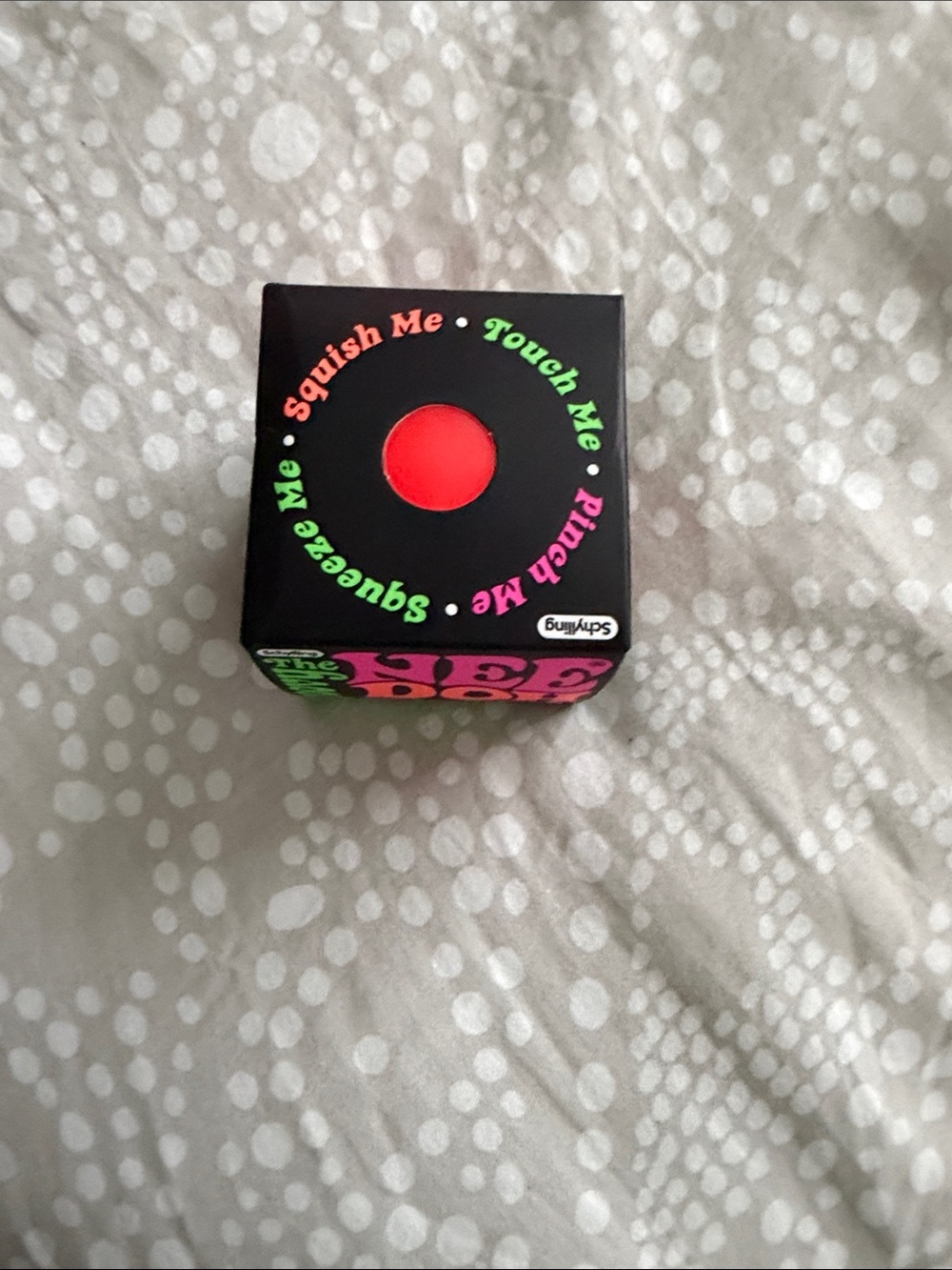 Needoh The Groovy Glob red Sensory Squish Toy NIOP unopened.
